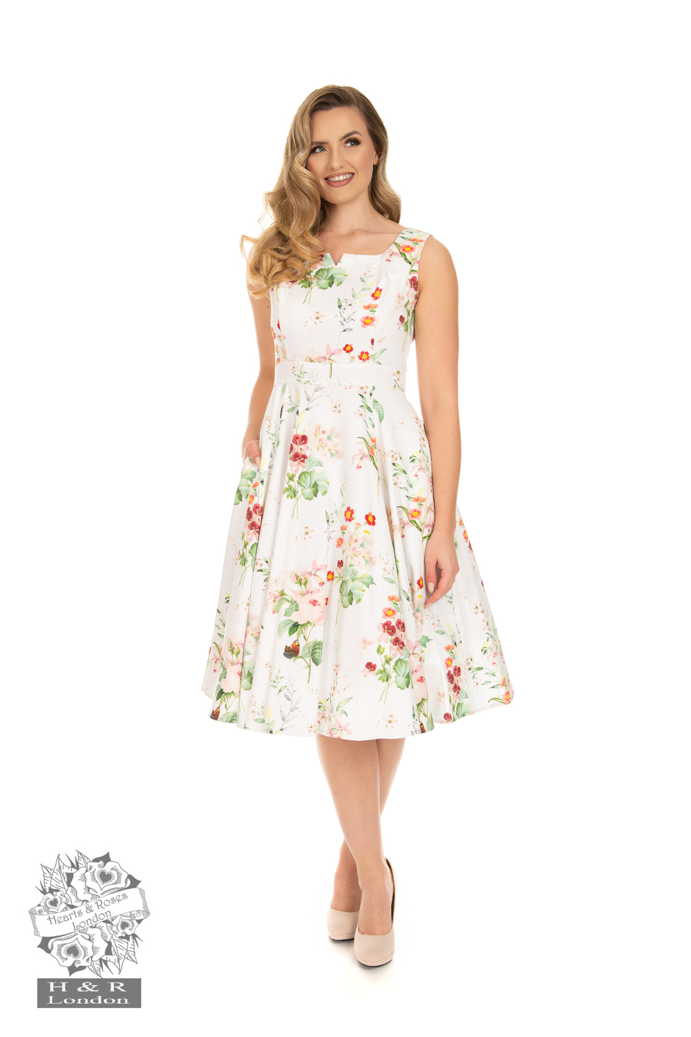Marion Floral Swing Dress